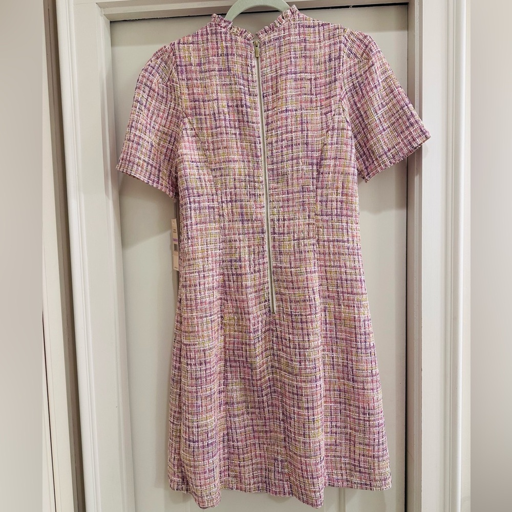 Nanette Lepore Tweed Boucle Mini Sheath Dress - Picture 3 of 6